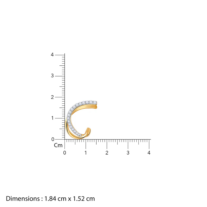 This Gold Pendant Has a Pear Drop Motif