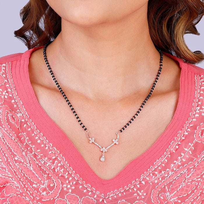 Rose Gold Harmony Drop Mangalsutra